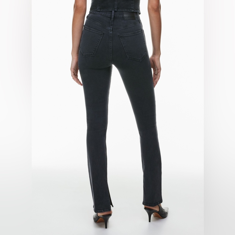 Denim Forum Yoko High rise skinny 26L Jeans in black 24